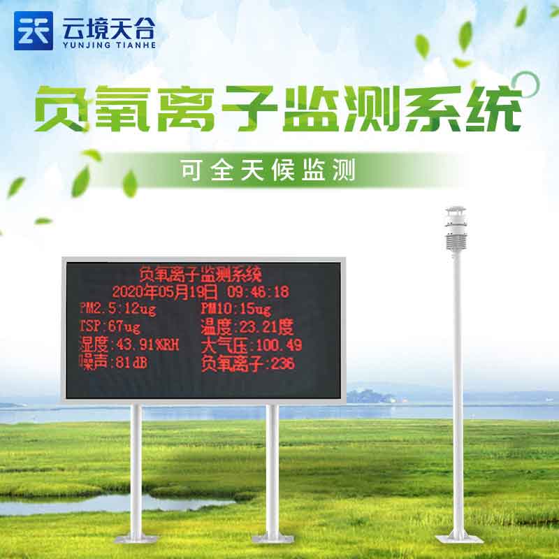 大氣負氧離子監測站-氣象要素實時顯示設備